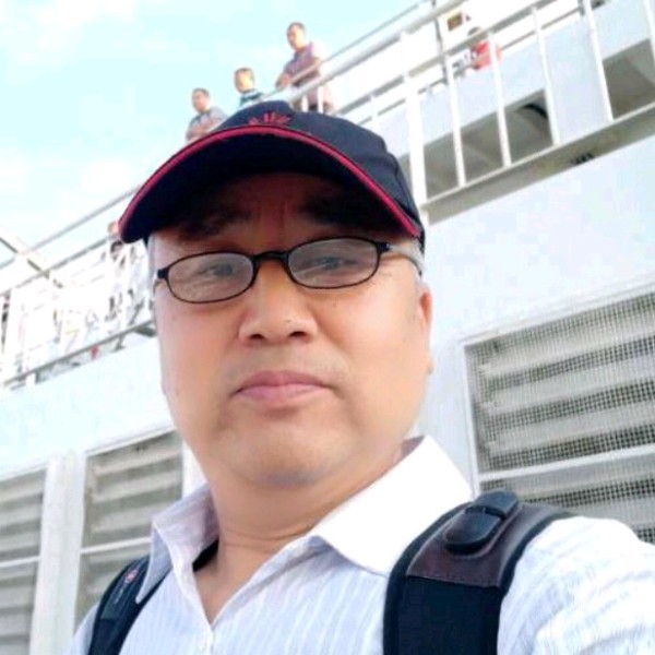 孤独老人。的照片