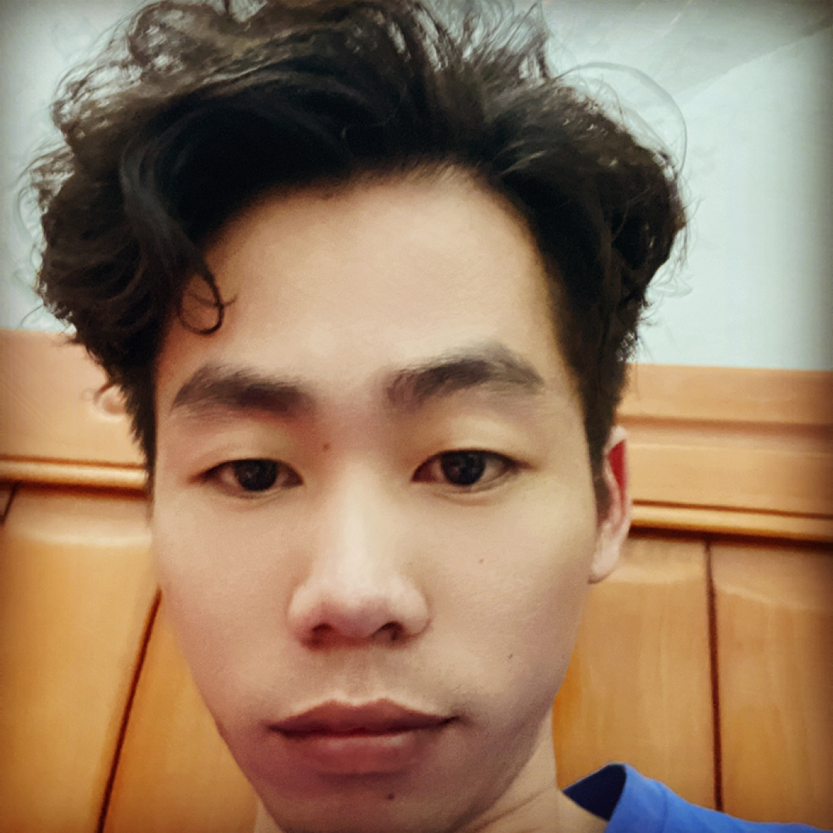 乐观向板凳的照片