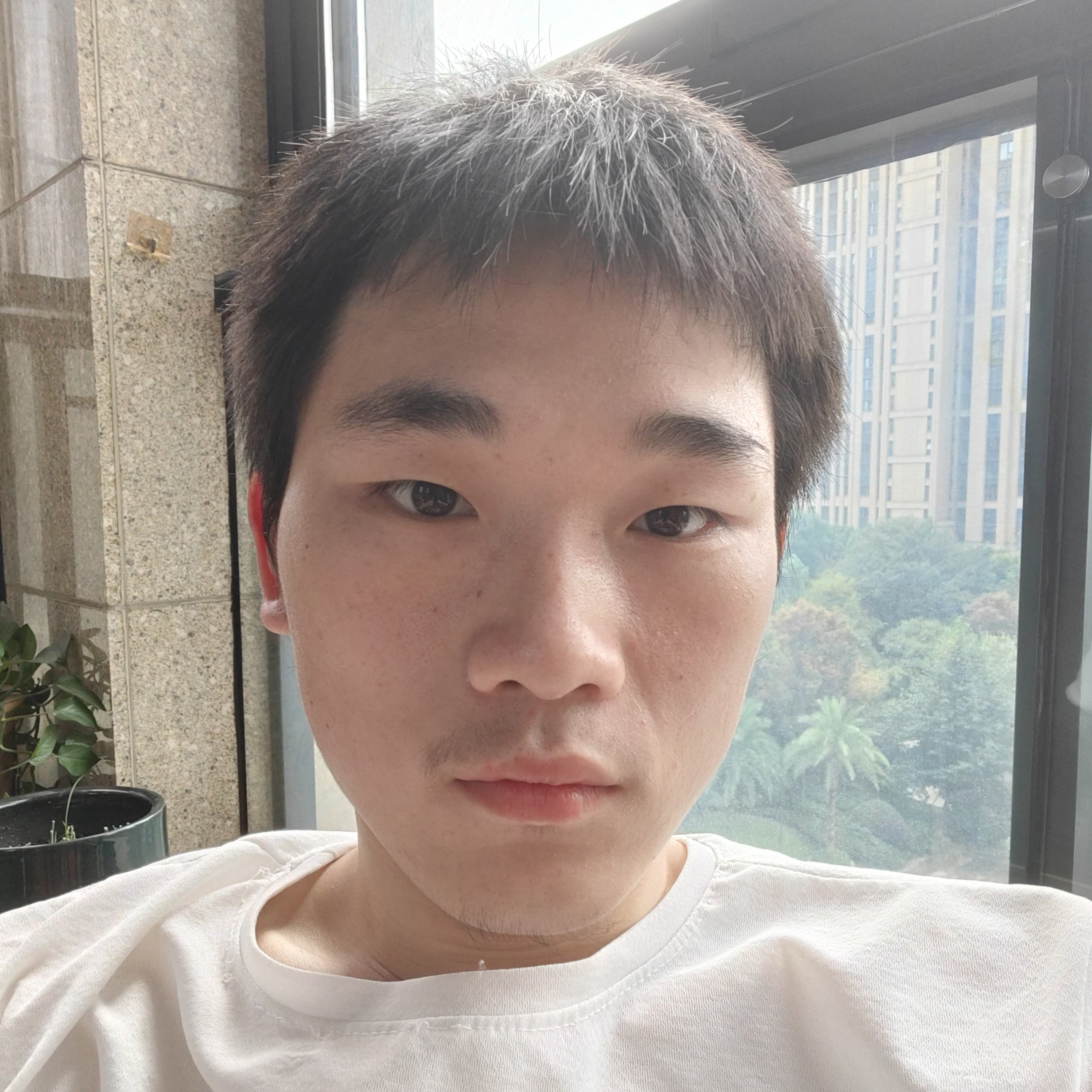 面如霜下雪的照片