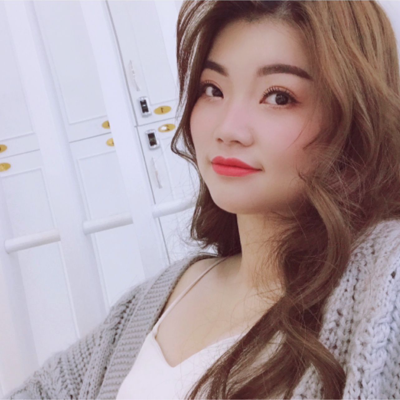 晴天般的微笑的照片