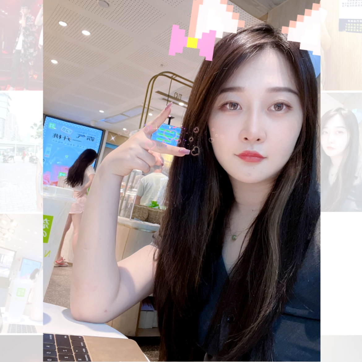 在等月亮吗。的照片