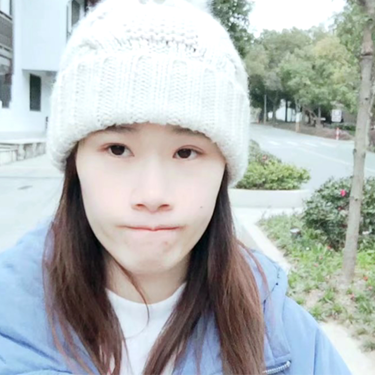 聋女孩的照片