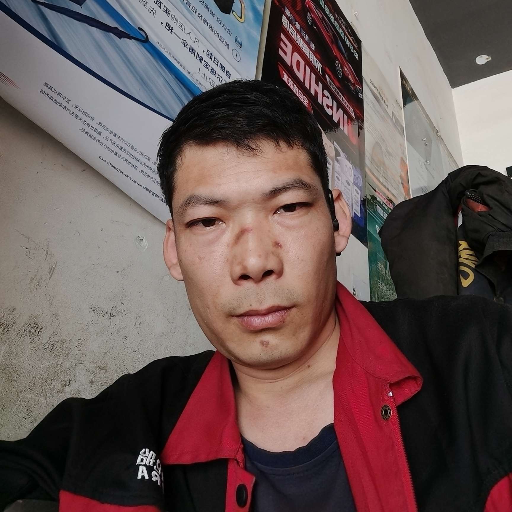 魁梧吃醋长颈鹿的照片